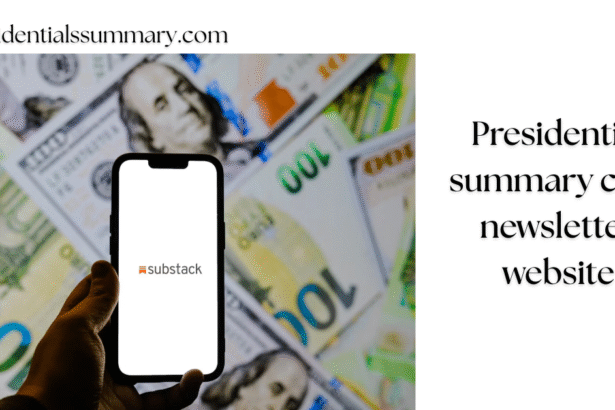 presidential summary com newsletter website